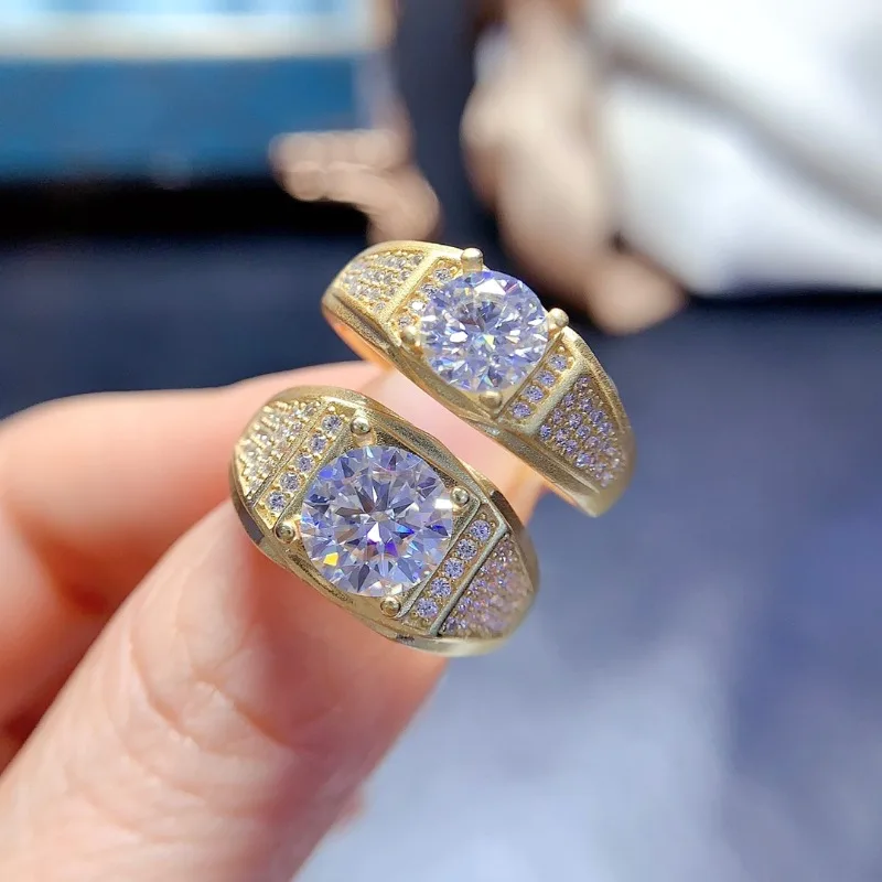 

100% натуральное кольцо с муассанитом, сертификат GRA, пройденный тест на бриллианты, серебро S925, женские ювелирные изделия, подарок на годовщину