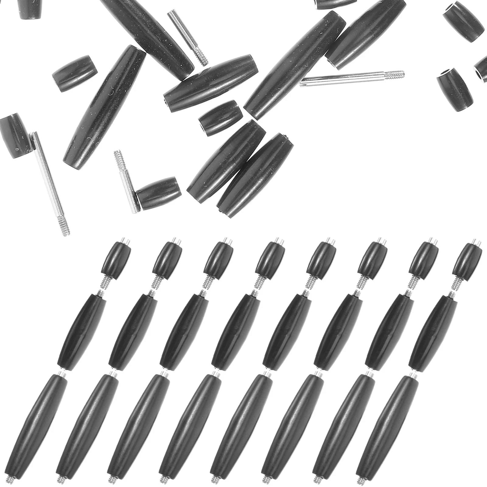 

Saxophone Rod Screw Instrument Screws Part Accessories Repair Kit Shaft with for Replacement Accessory