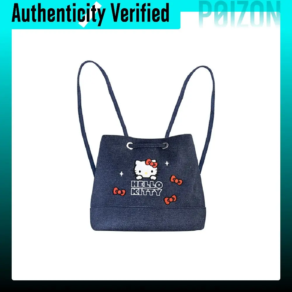 Sanrio Synthetic Leather Polyester Backpack Regular Women's Denim Blue JC-BH-5122
