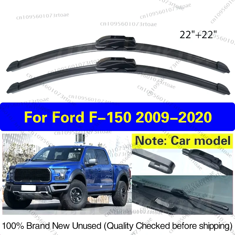 

Car Wiper Blade For Ford F150 2009 - 2020 F-150 Raptor LOBO XL XLT Front Windscreen Brushes Clean Window Car Accessories 22"+22"