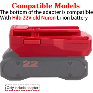 Hilti B22 CPC Li-Ion Hilti-Batterieadapter für alte Werkzeuge, um in den New Hilti 22V Nuron Li-Ion Battery Adapter umzuwandeln 12 Hauptverkaufsfacom - №11