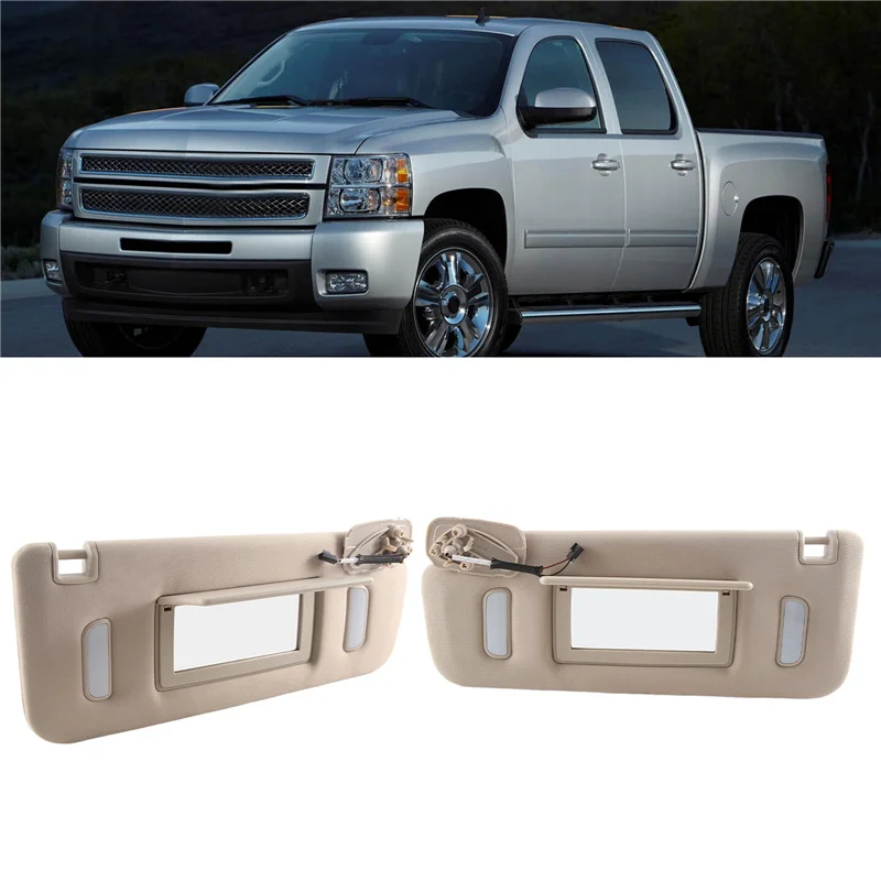 

A80X-правый автомобильный солнцезащитный козырек для Cadillac Chevy Gmc 2007-2014, кремово-белый солнцезащитный козырек 22850310, детали
