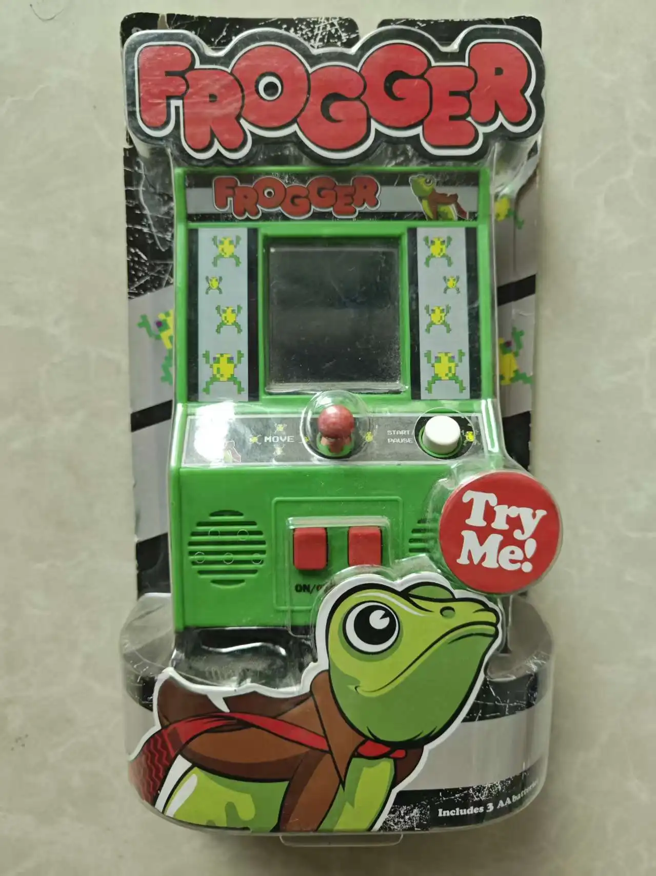 KONAMI FROGGER Arcade Classics RETRO Mini gioco portatile di Basic Fun anni '80 GAMES console di gioco retrò
