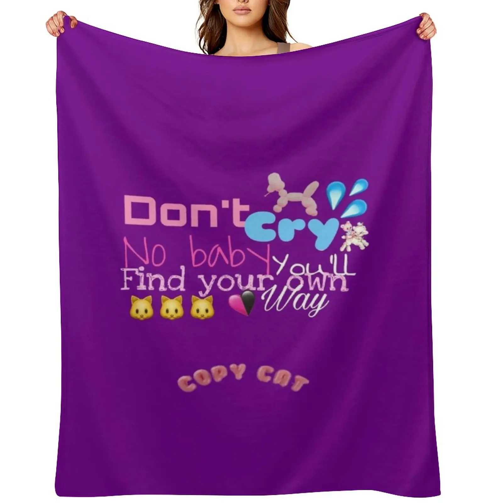 

copycat Throw Blanket for winter funny gift Winter beds Baby Blankets