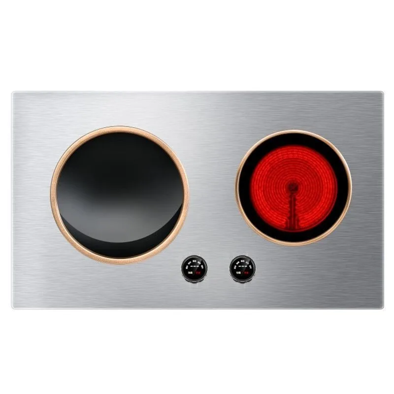 

Induction cooker Electric ceramic cooker Double stove 3500w high power household double head concave electromagnetic cooker