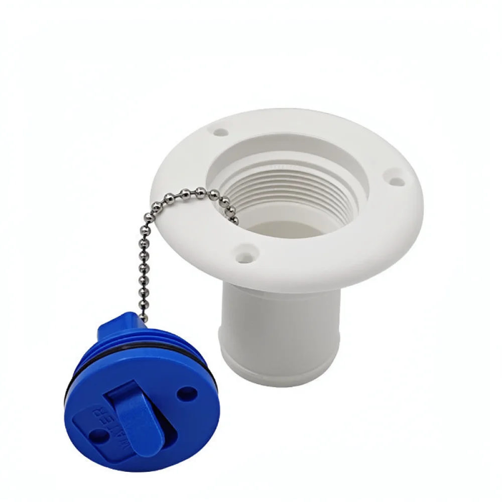 For BS RV Water Tank Filler Cap Yacht Fuel Tank Port Trailer Caravan Camper Marine Fresh Water Inlet Hatch Seal