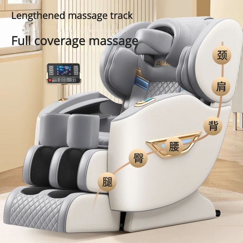 Fashion China Best 0 Gravity Electric 3d 4d Sl Track Salon Massage Chair Bed Full Body 2022