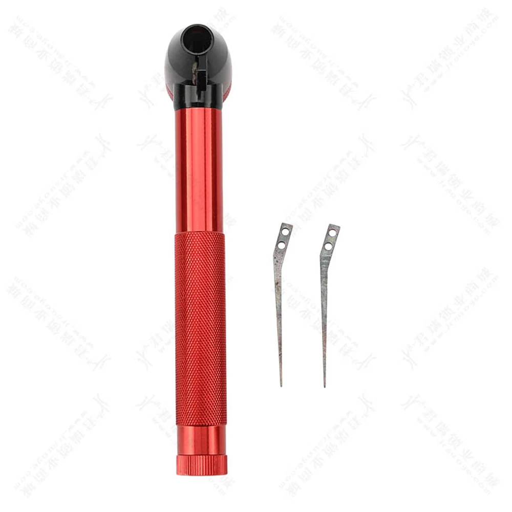 JMCKJ Professional Locksmith Tool Portable Hawkeye Dial Needle Red With 2PCS Straight Needle With Lamp Magnifying Glass