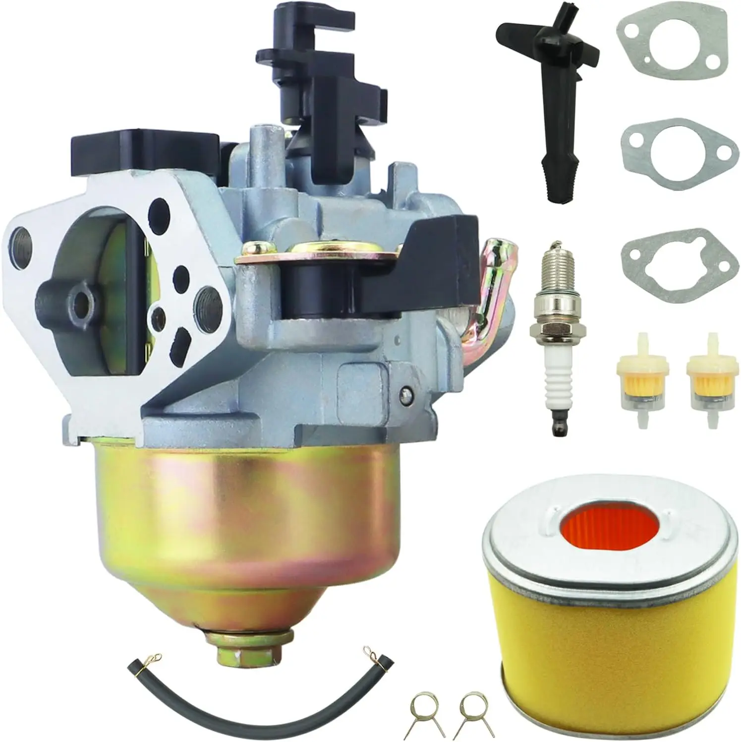 592594 Carburetor Compatible with BS XR1450 306cc Engine With 592605 Air Filter Tune Up Kit