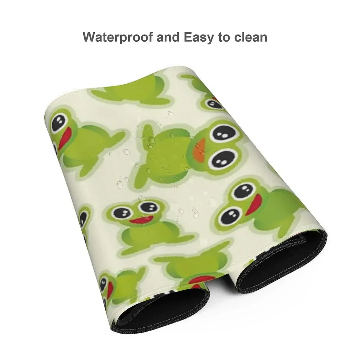 Sapo dos desenhos animados grande mouse pad teclado do computador mouse tapete gamer computador portátil tapete de mesa acessórios de escritório tapetes de mesa