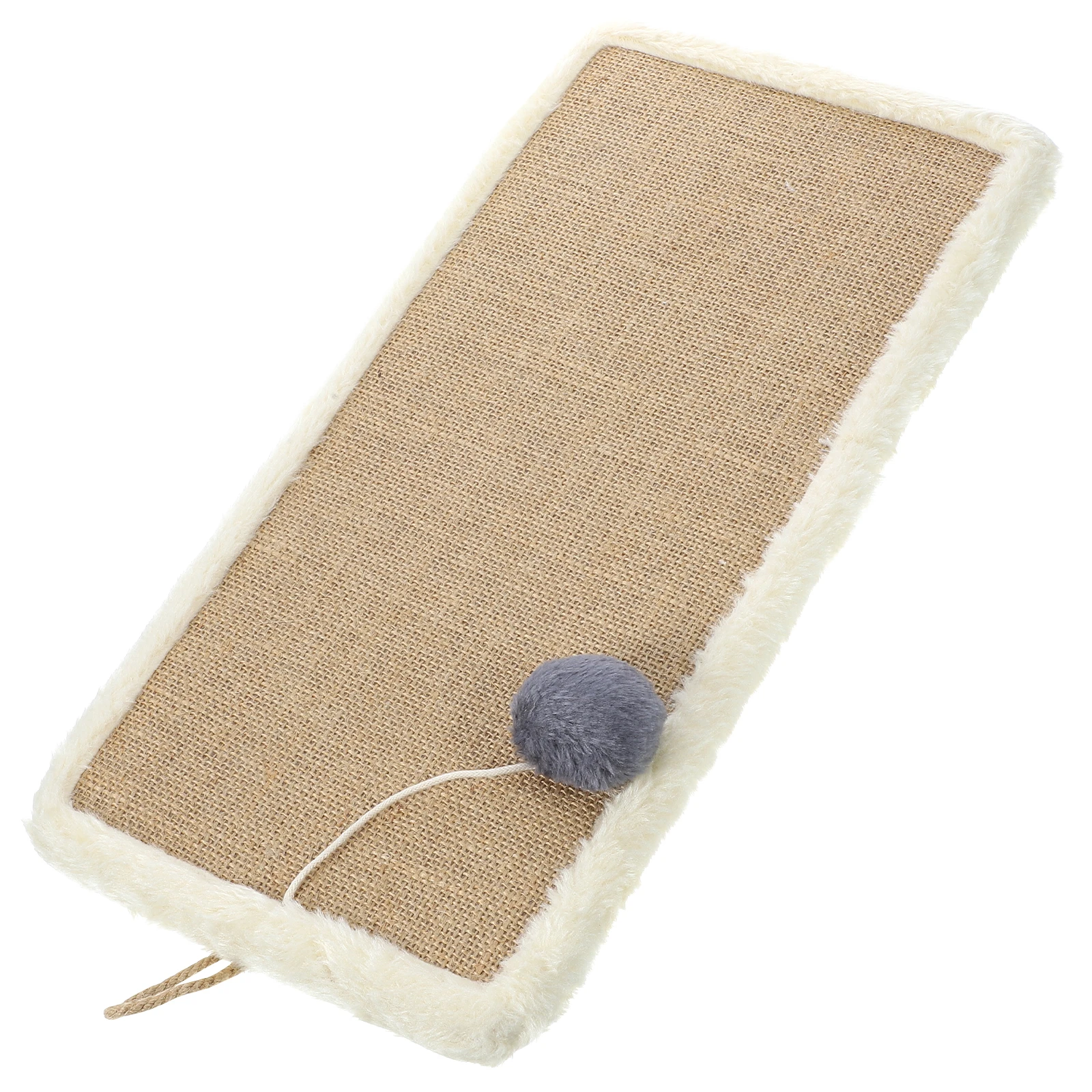 

Sisal Cat Scratching Mat Natural Wear Resistant Floor Pad Jute Supplies Funny Toy for Indoor Cats Flannel Household