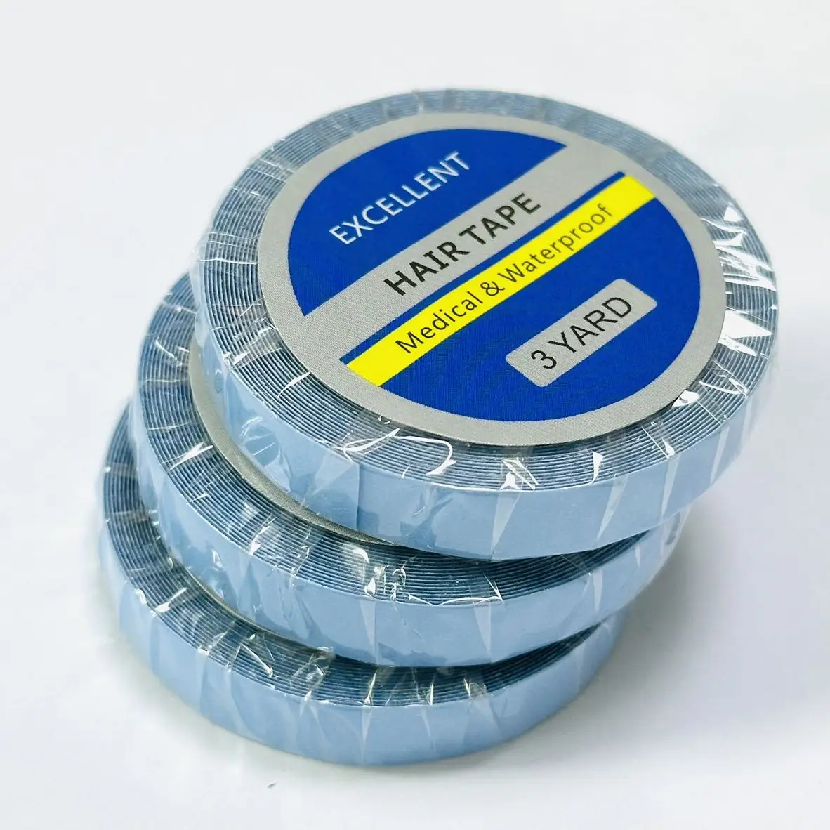 1 рулон, синяя лента для супер волос, двусторонняя клейкая лента для наращивания волос, кружевной парик, парик 0,8 см * 3 ярда