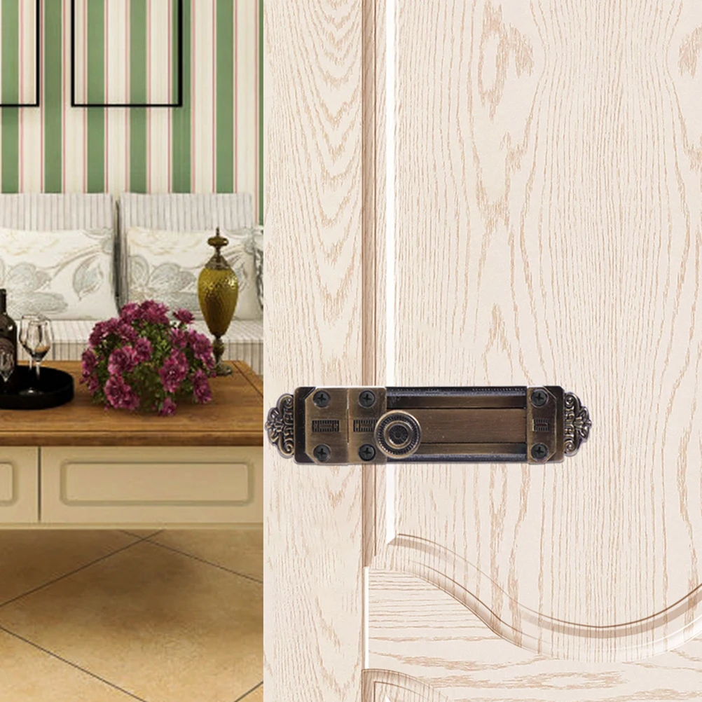 

2pcs Zinc Alloy Door Latch Lock Slide Bolt Security Latch For Bathroom Kitchen Garage Damp Places Rustproof Heavy Duty Safe Easy