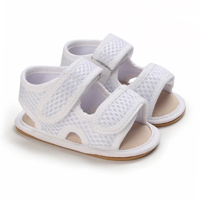 Infant Baby Pre-walker Shoes 0-18 Months,Summer Lightweight Mesh Sandals,Double Adjustable Straps Casual Daily Shoes for Newborn