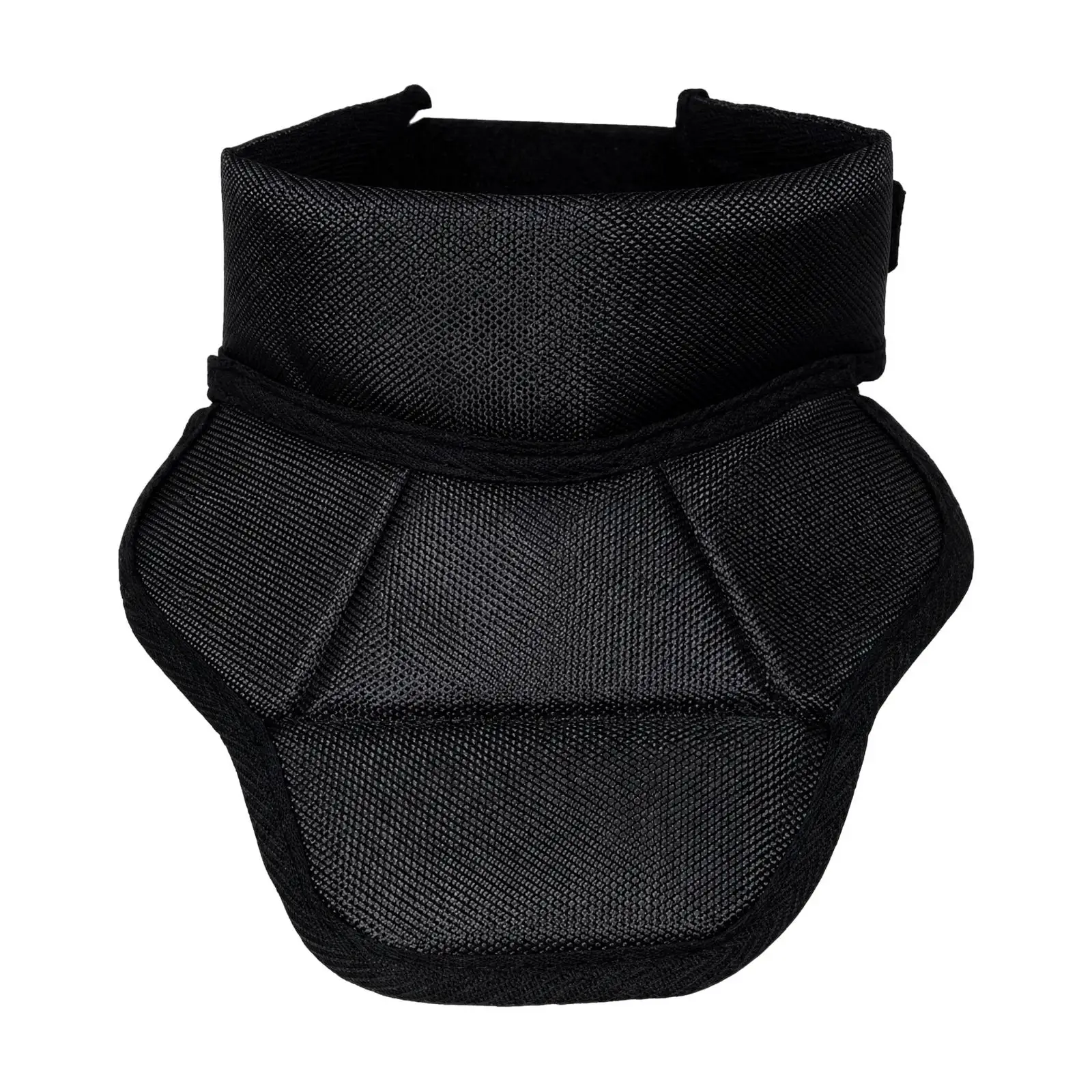 Throat Guard Breathable Hockey Neck Guard Collar with Bib Neck and Chest Protector Adjustable for Impact Sport Athletes