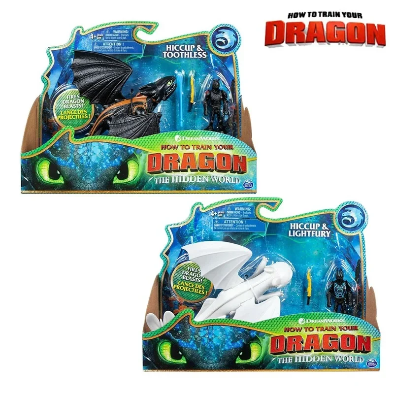 

Toothless Light Fury Original Action Figure Cartoon How To Train Your Dragon Disney Anime Figure Model Christmas Gifts For Kids