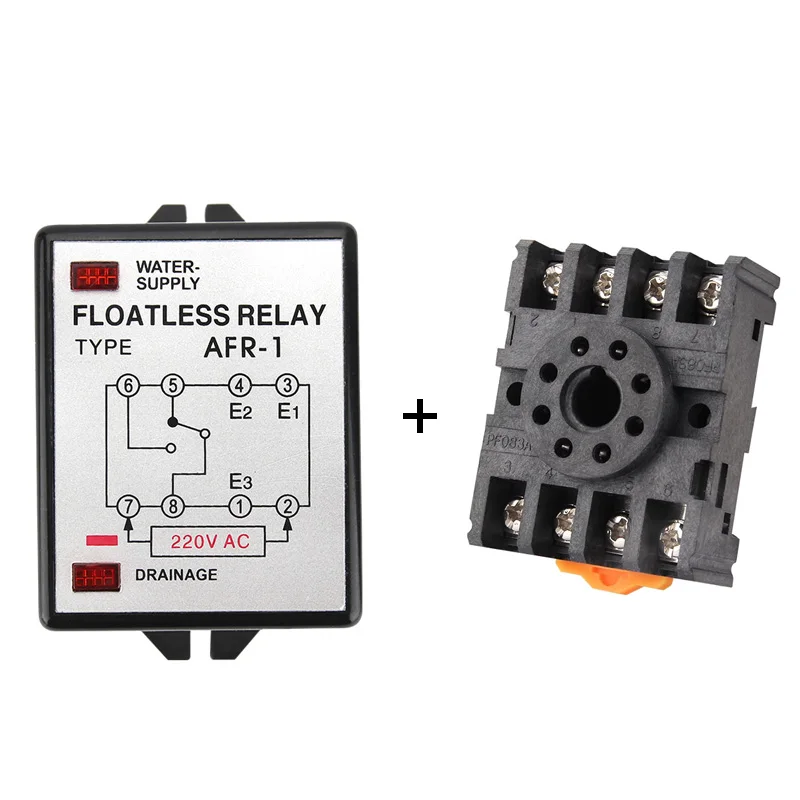 Bezpływowy przekaźnik zasilania wodą 220VAC 50/60Hz AFR-1 Kontroler poziomu wody