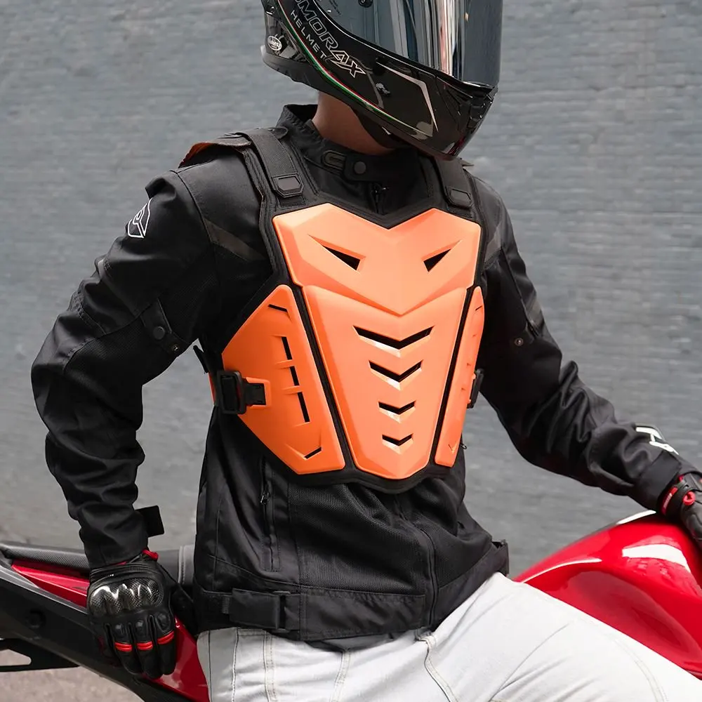 Men Chest Back Protection Vest For Motocross Skiing Skating Outdoor Driving Motorcycle Dirt Bike Body Armor Protective Gear