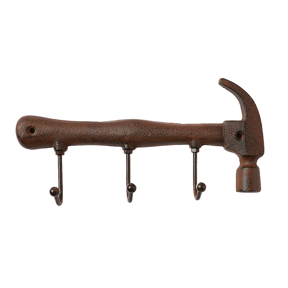 

Cast Iron Home Decor Wall Mounted Coat Holder Hanger Coat Rack Storage Organizer Bedroom Kitchen Bathroom