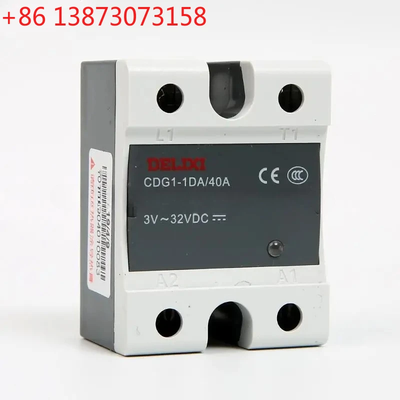 

Реле DELIXI Твердотельное Fase Tannu CDG1-1DD/20A 10A 25A 40A 60A 80A 100A DC Control DC