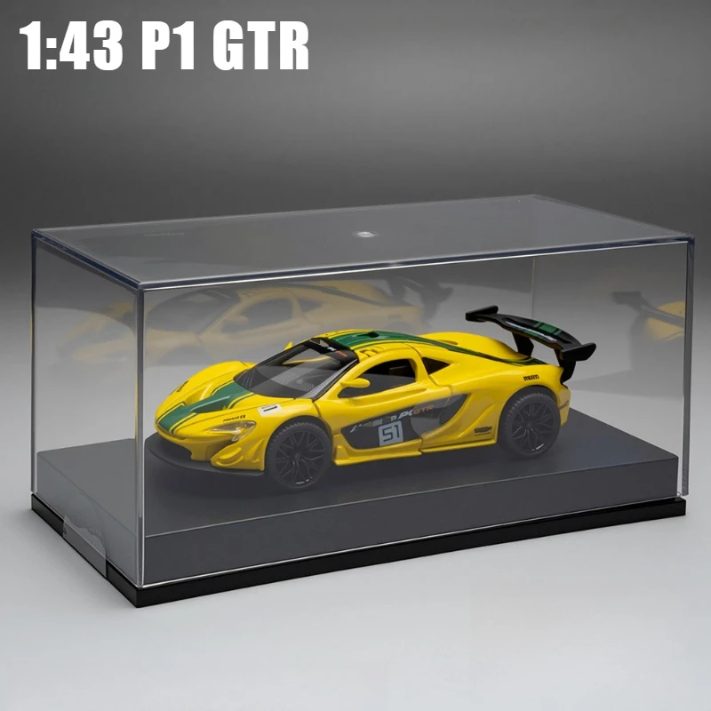 

1:43 P1 GTR Supercar Alloy Diecast Car Model Hobby Limited Collect Ornaments Children's Holiday Gift Toys