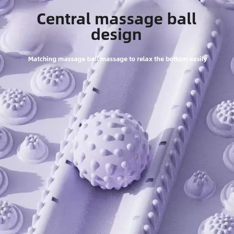Thickened Liquid Silicone Foot Foot Step Shiatsu Plate Fifth Generation Upgrade Sports Double Massage Ball view 5