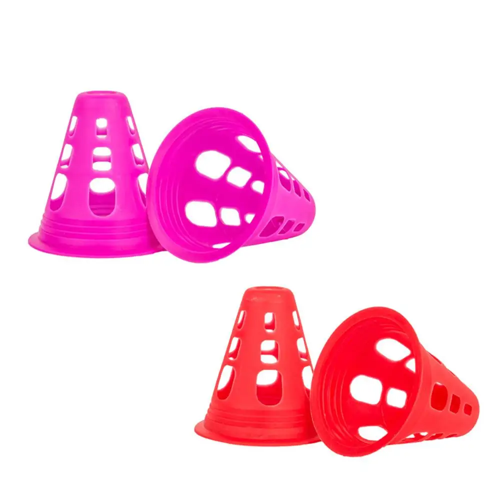 

10 Pcs Traffic Cones Sports Roller Skating Soccer Training Football Accessories