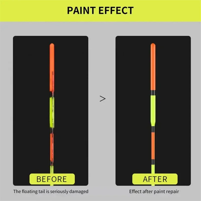 DIY Angeln Float Fluoreszierende Farbe Speziell für Angeln Float Schwanz Reparatur Spray Farbe Sichtbare Float Spitze Schnell trocknende Farbe Farbe – Detail 13
