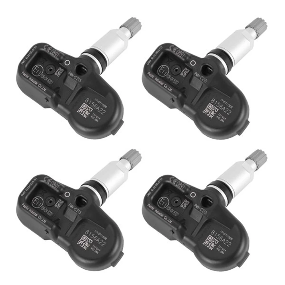 4Pcs Car Tire Pressure Sensor TPMS 42607-48020 for C- PMV-C215 LS500H LX570 RX450H