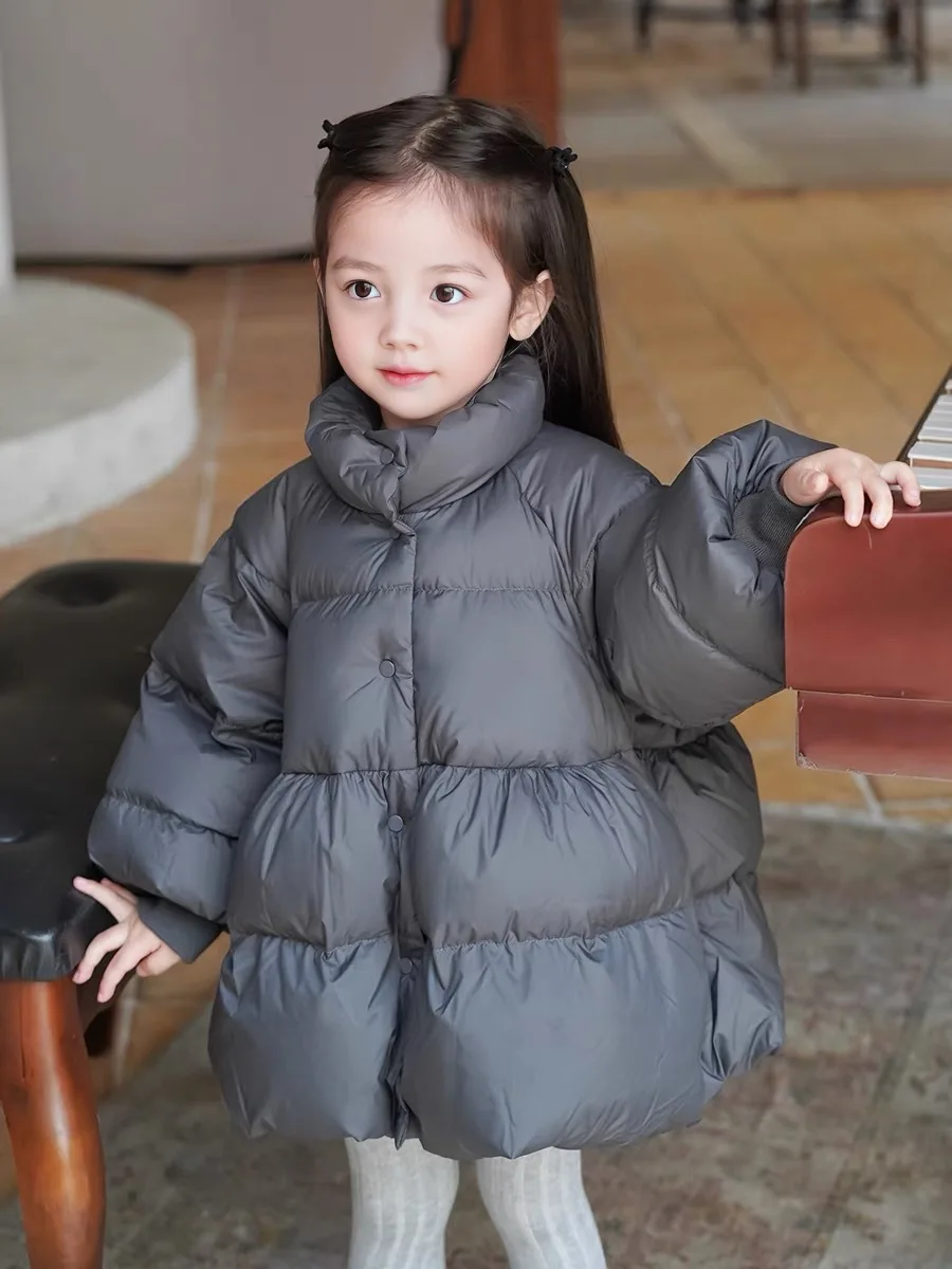 

Girls' Down Jacket Winter White Duck Down 2025 New Children's Jacket Warm Children's Clothing