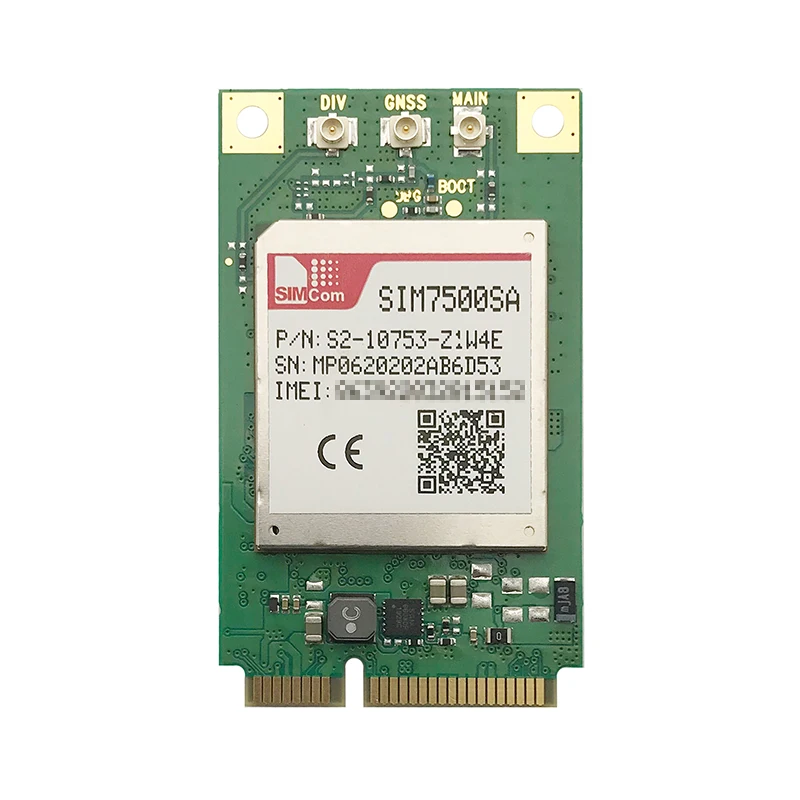 SIMCOM SIM7500SA MINI PCIE LTE Cat1 Module for Australia/New Zealand/South America LTE-FDD B1/B3/B5/B7/B8/B28 UMTS/HSPA+ B1/B5