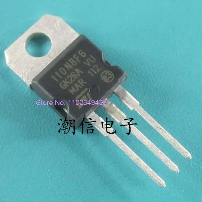 

10PCS/LOT 110N8F6 STP110N8F6 110A 80V