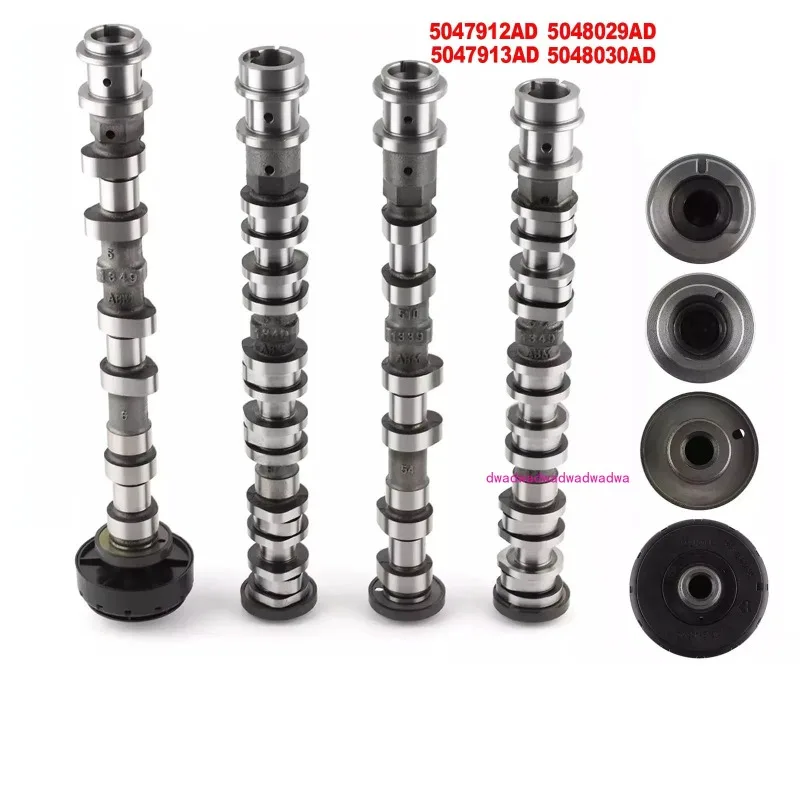 

4-Piece engine camshaft