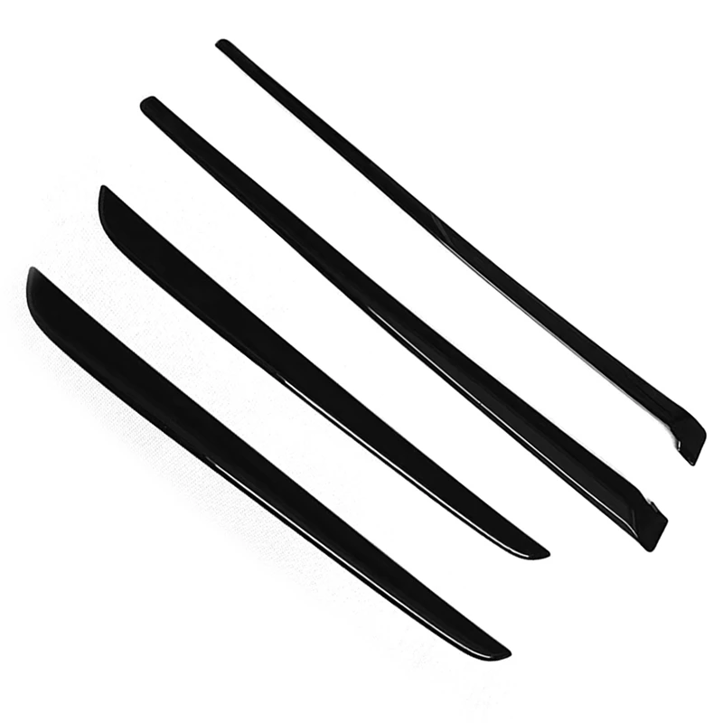 For Honda HRV HR-V Vezel 2021 2022 Glossy Black Inner Door Panels Strip Decoration Cover Trim