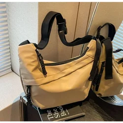 Nylon Zipper Casual Crossbody Bags Sewing Thread Women's Shoulder Bags 2024 Large Capacity High Quality Versatile on Sale