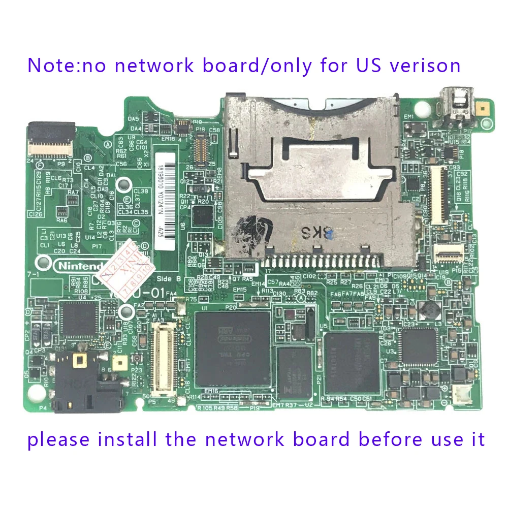 Original USA Version Motherboard for Nintendo DSi NDSi Circuit Mainboard Main Board PCB Board Replacement Parts for DSi