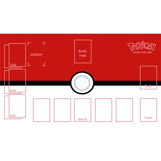 printable pokemon card game board Pokemon TCG Two-Tone Orange Playmat main image 1