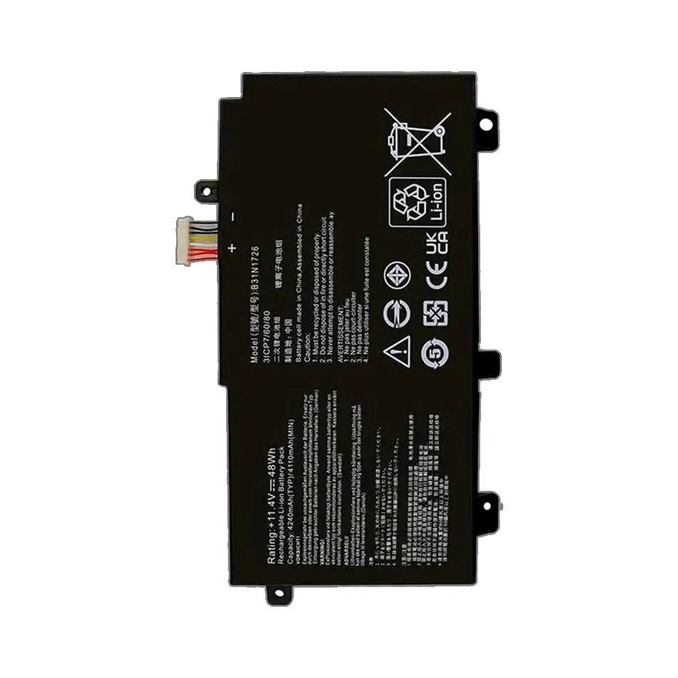 B31N1726 Laptop Battery For ASUS A15 FA506IU A17 FA706II FX80 FX80G FX80GM FX86FE TUF Gaming FX504GD FX504GE FX505DT FX505DV