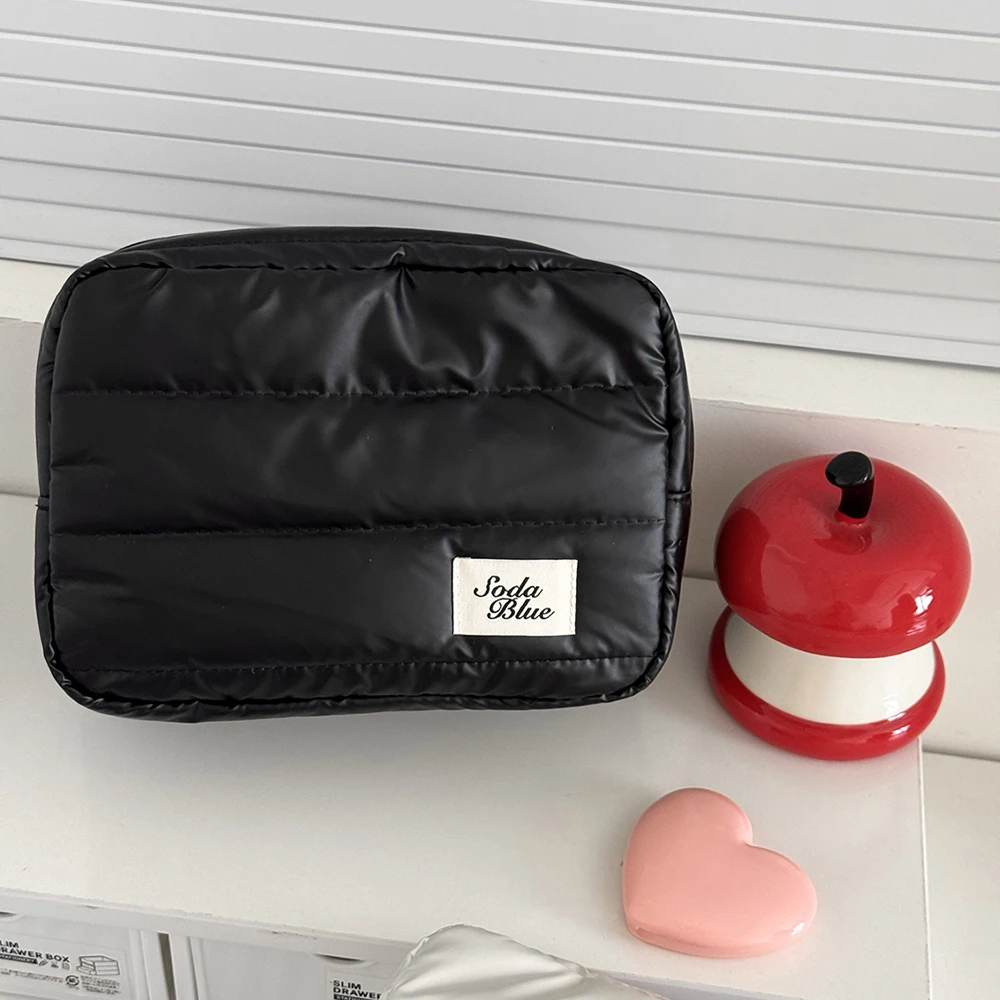 Großhandel große Kapazität wasserdichte Make-up-Handtasche Reise Frauen kosmetische Toilettenartikel Aufbewahrungstasche elegante Damen quadratische Reißverschlusstasche – Detail 11