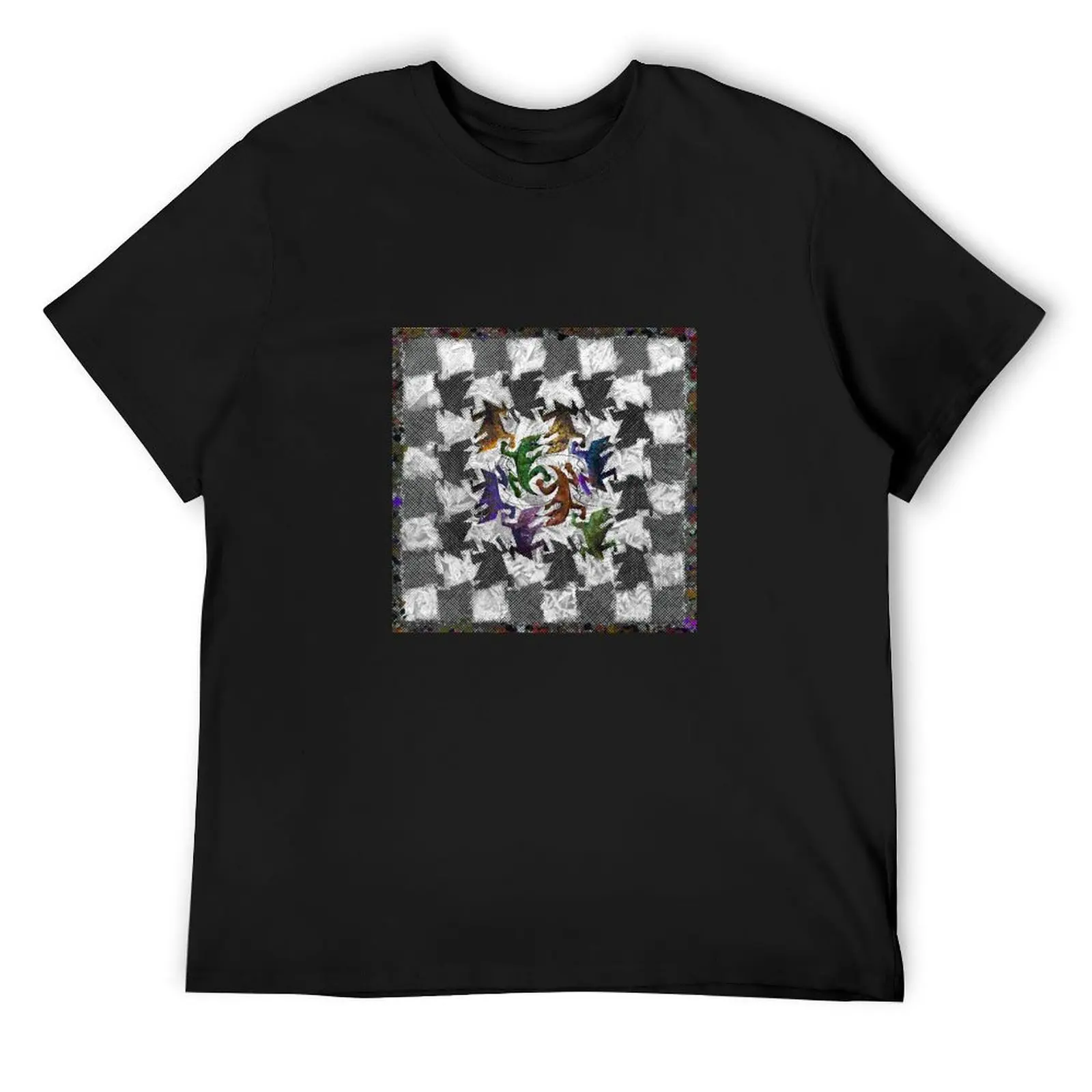 M.C. “Master of Chess“ Escher T-Shirt boys animal print baggy shirts graphic shirts cute tops outfits for men