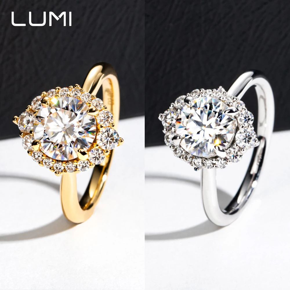 

Big Hit 2cctw Муассанит в форме цветка S925 Серебряное кольцо для вечеринки, юбилея, подарка на день рождения, помолвочные украшения, лабораторный бриллиант