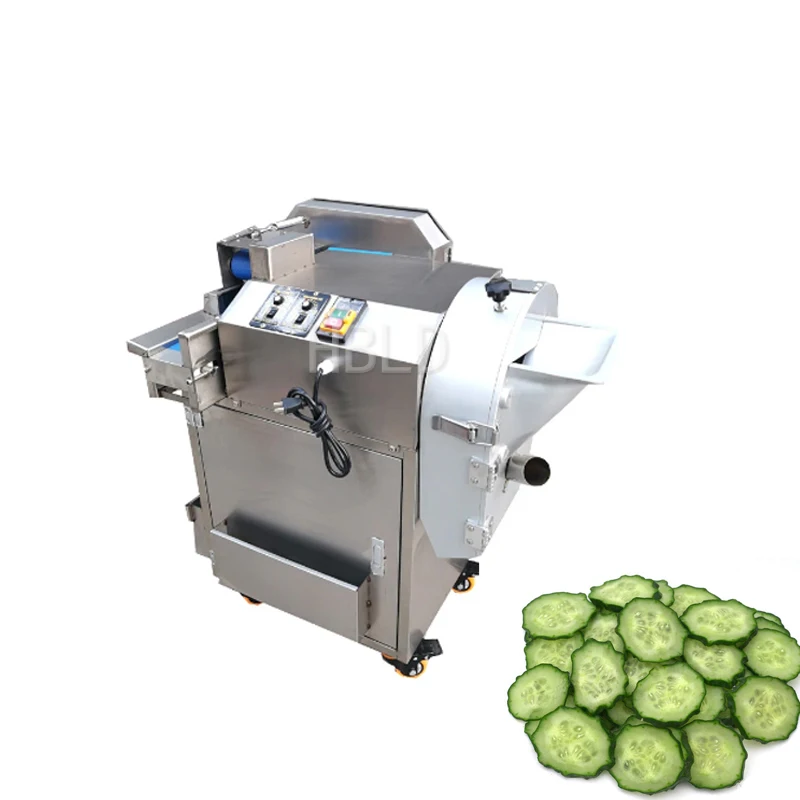 Tomato, Onion, Celery Cutting Machine, Multifunctional Large Vegetable Cutting Machine, Double Head Cutting