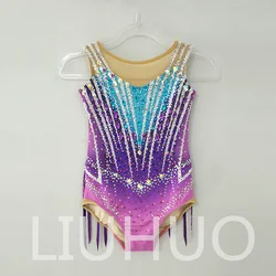LIUHUO Rhythmic Gymnastics Leotard Competitive Cheerleading Performance For Children BD8095