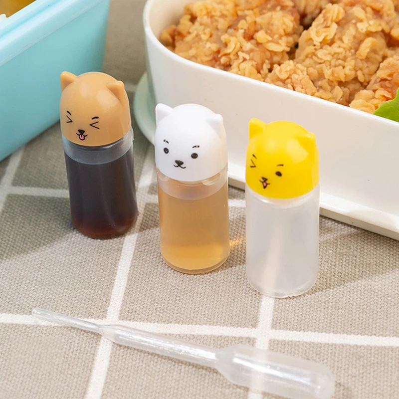 1/2/3pcs Mini Portable Small Sauce Container Tomato Gravy Bo