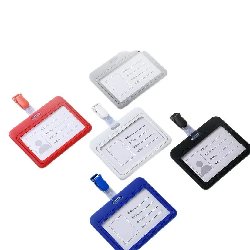 Name Tag Holder Versatile Retractable Badge Holder Id Card Holder Practical Badge Clip For Conference Nurse Office