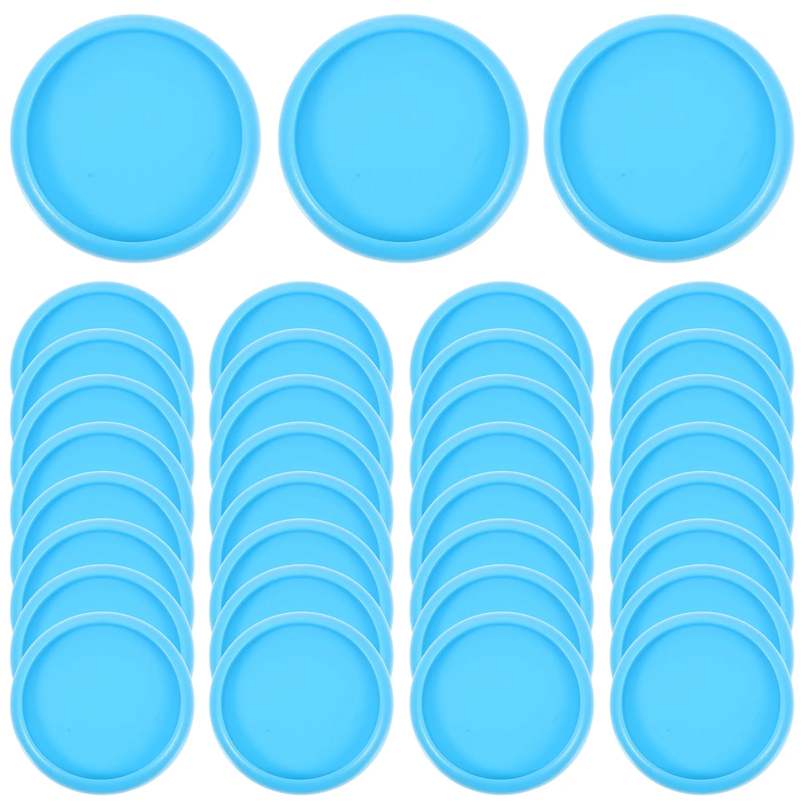 44Pcs Plastic Binding Discs Loose Leaf Binder ABS Material Book Binder Rings for DIY Notebooks Planners