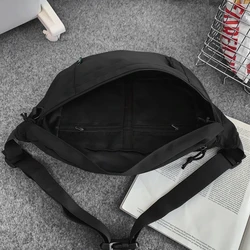 ex Large Capaci Crossbody Bag Faionable Student Bapa Simple Match Men's Waist Bag Women's Chest Bag Sports Sle