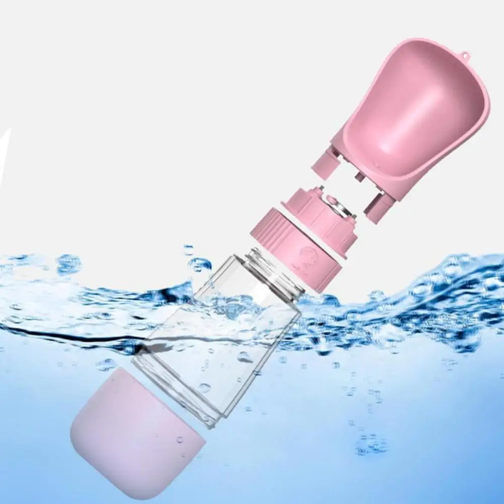 Tragbare Auslaufsichere Tierfutterflasche Wasser- und Futterbehälter für Kleine und Große Hunde Katzen Outdoor-Spaziergänge Camping Hundefutter-Zubehör – Detail 11