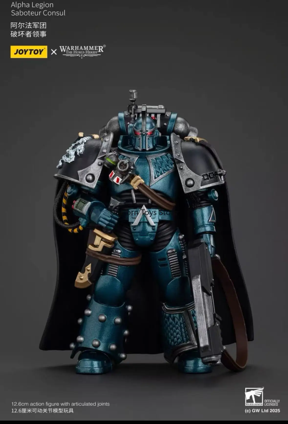 

JOYTOY Dark Source Horus Rebellion Alpha Legion Savior Consul 1:18 Can Use The Hands-on Model To Play Spot
