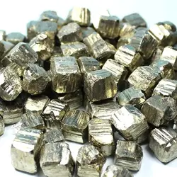 Natural High Density Cubic Pyrite Stone, Rough Gold, Irregular Ore Mineral, Teaching Specimen, Gemstone Ornaments